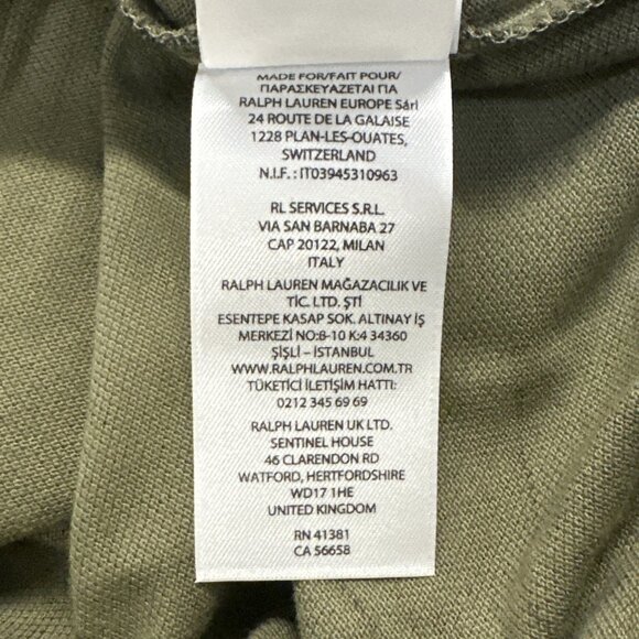 Polo Ralph Lauren Men's Small Classic Fit Palm-Camo Mesh Short Sleeve Polo Shirt - Picture 9 of 10